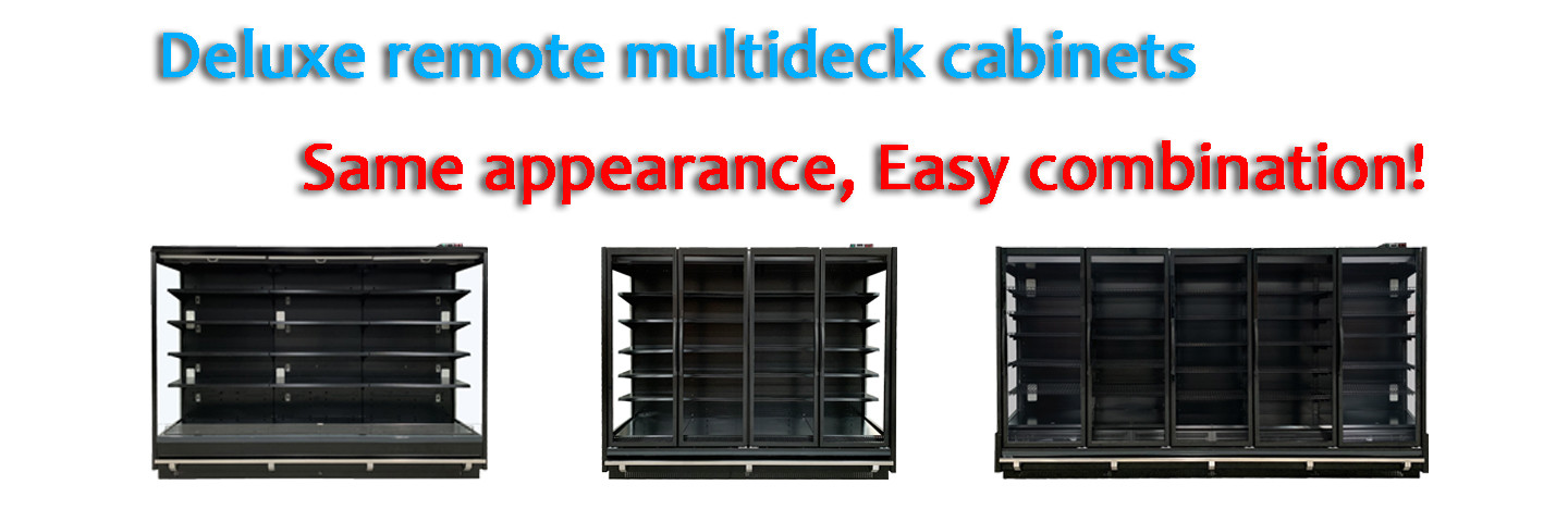 calidad abra el refrigerador de la exhibición fábrica