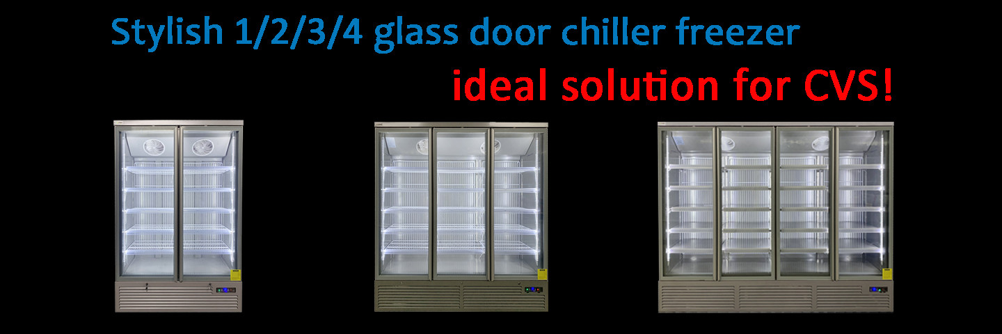 calidad abra el refrigerador de la exhibición fábrica