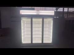 3 Refrigerador comercial de puerta de cristal con motores de ventilador EBM para un bajo consumo de energía