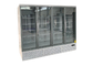 Integral Vertical Glass Door Refrigerator Built In Four Glass Door Display