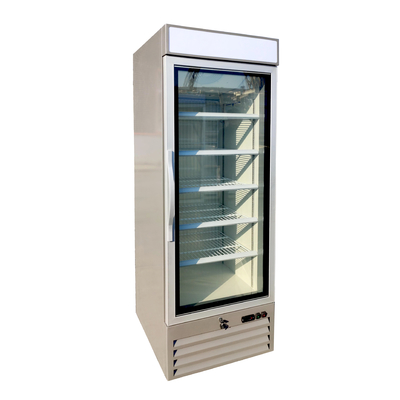 Tape en refrigerador de cristal vertical de la puerta con el refrigerante R290 para las bebidas
