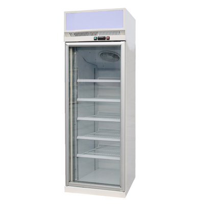 El refrigerador vertical refrigerante de la bebida R290 enchufa