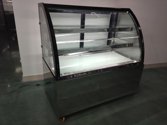 Refrigerador de la exhibición de la panadería de los estantes ajustables 2PCS con el compresor de Secop