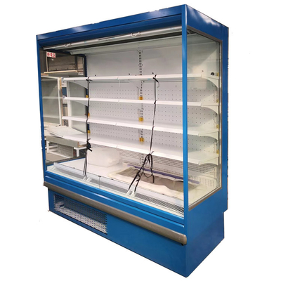 La tienda de la fruta abre las persianas de Front Display Cooler With Night