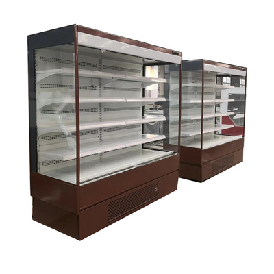 Dispositivos de exhibición de cortinas al aire libre para supermercados personalizados