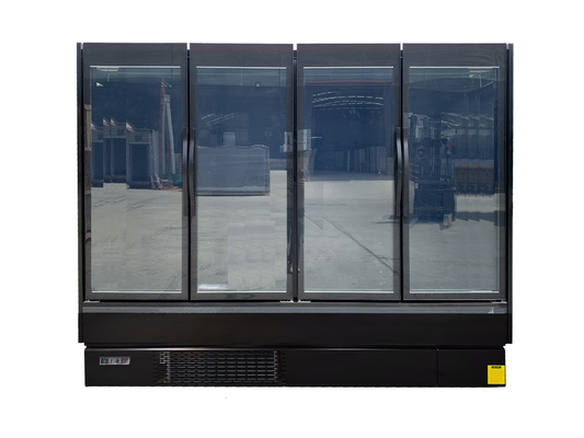 Refrigerador comercial con 5 estanterías y bandeja de agua de evaporación automática
