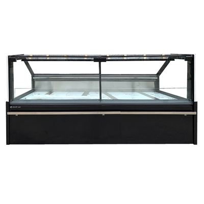 Las vitrinas de carne refrigeradas vienen con interiores de acero inoxidable