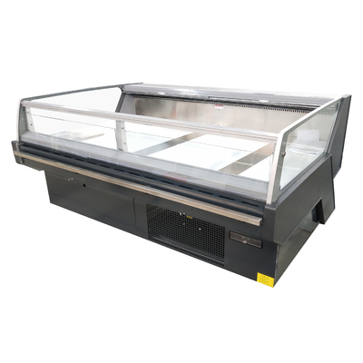 Comerciante refrigerado de autoservicio integrado con calentador de descongelamiento