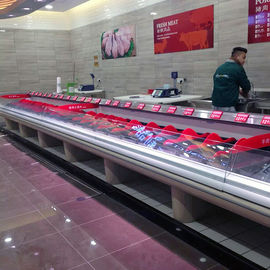 Abra el refrigerador de la exhibición de la tienda de delicatessen del refrigerador de la carne fresca para el supermercado 1250 * 1160 * 1000m m