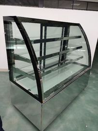 Vitrina Pastelera Refrigerada Curva Mantención 120x73x140cm