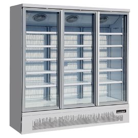 Congelador comercial de la expendidora automática del congelador de cristal vertical de la puerta del termóstato de Digitaces