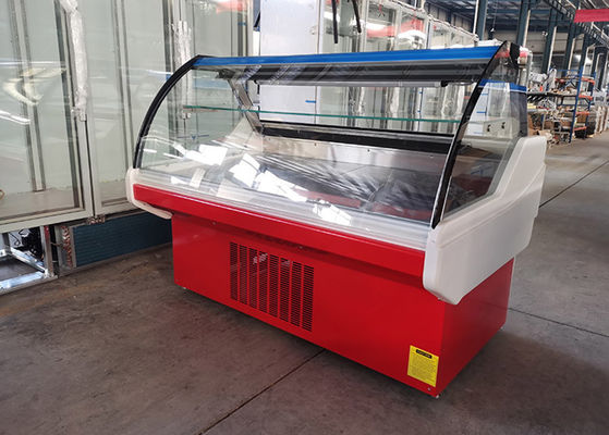 Vitrina Refrigerada 1,5 mts. Apertura Frontal Color Rojo con Certificacion SEC
