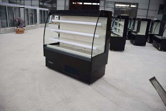 Bandeja abierta al por menor del agua del evaporador de Front Display Fridge With Auto