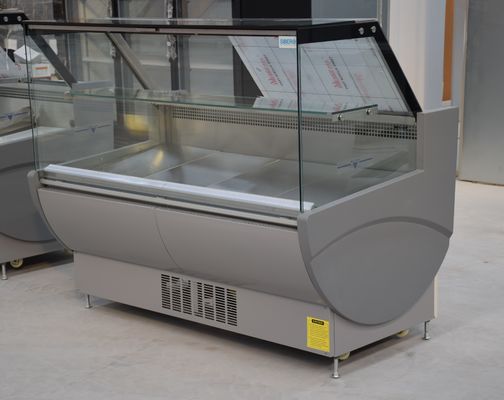 la tienda de delicatessen del volumen de la exhibición 175L exhibe el refrigerador con Front Liftup Door