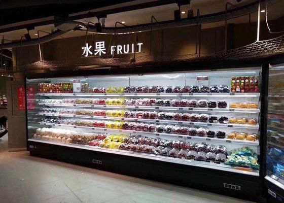 Descongelación auto del compresor del refrigerador abierto remoto de la exhibición