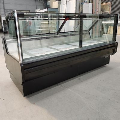 CommercialFan que refresca el refrigerador de ángulo recto de la exhibición de la carne R290 para el supermercado