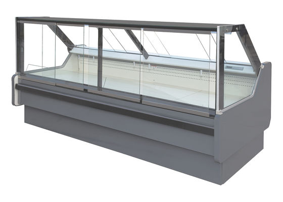 Vitrina refrigerada tienda de delicatessen R404a con el regulador de temperatura de Digitaces