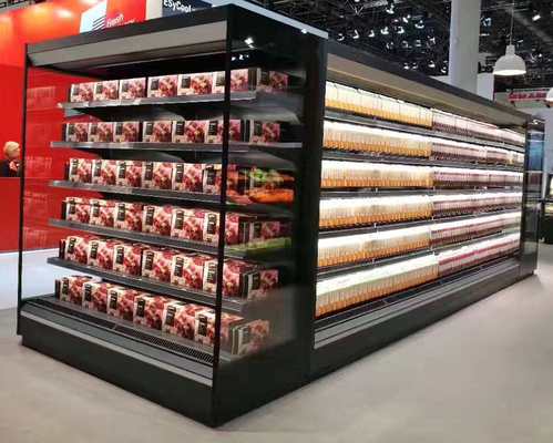 Refrigerador de la exhibición de R448A Multideck usado para las bebidas de la lechería