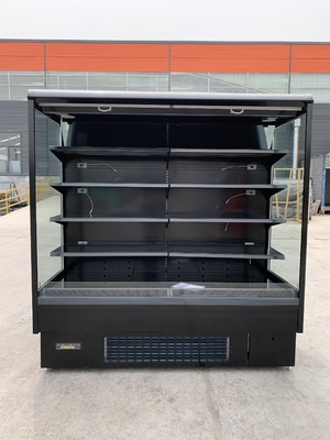 Tape en los gabinetes de exhibición refrigerados abiertos del compresor para la tienda