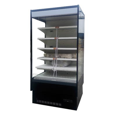 El supermercado tapa en el refrigerador abierto de Multideck para las bebidas/las bebidas