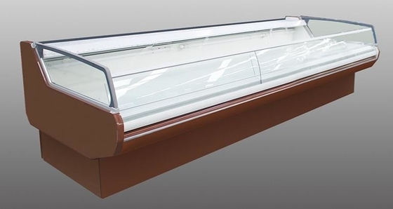 Gabinete de exhibición refrigerado ahorro de energía comercial para el tocino ahumado