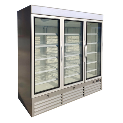 Frost auto se levanta la puerta de cristal Front Chiller Creating Visual Impact